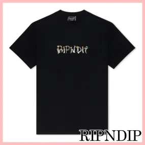 RIPNDIP  |Pullovers Unisex Street Style Cotton Short Sleeves