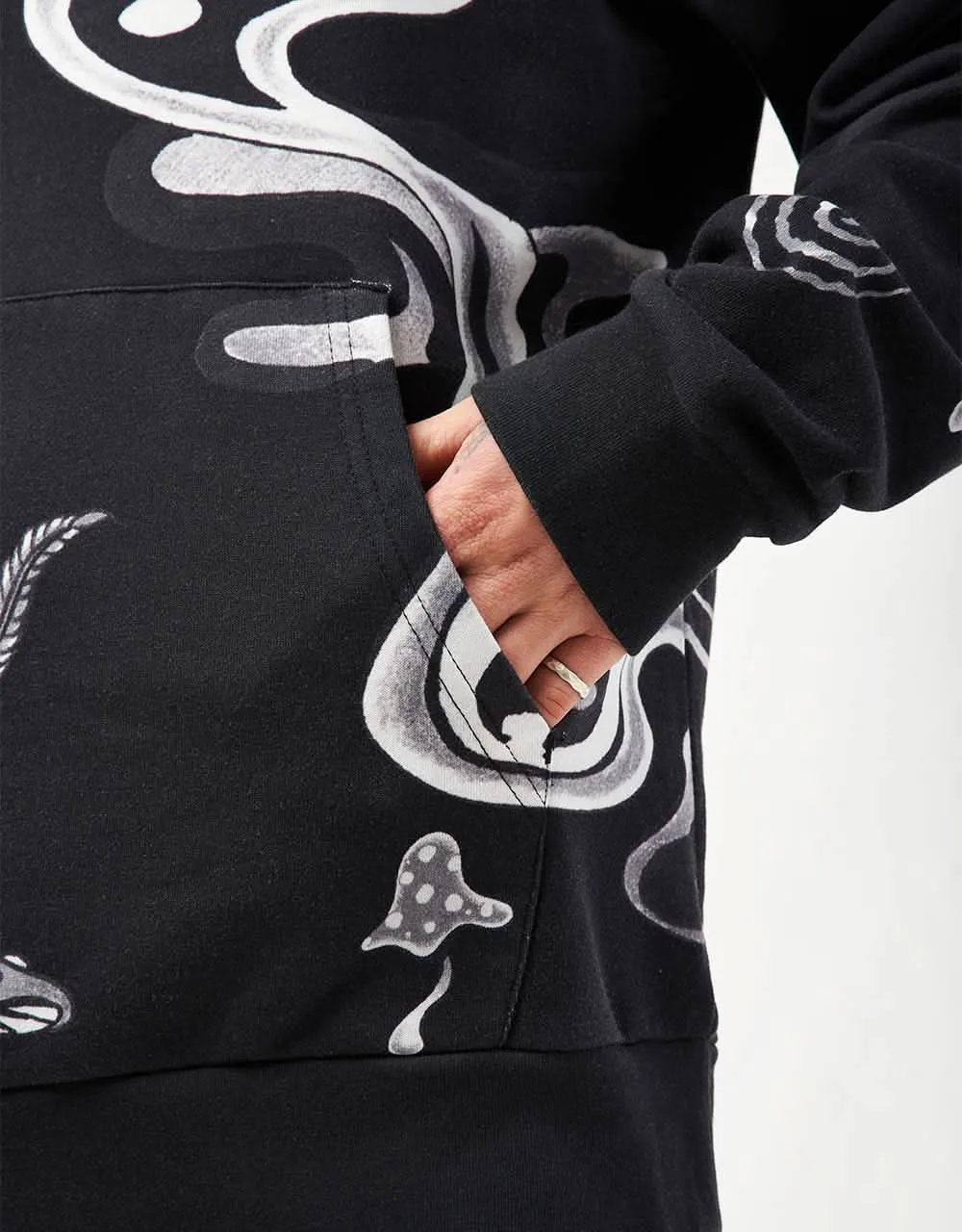 RIPNDIP Space Walk Pullover Hoodie - Black