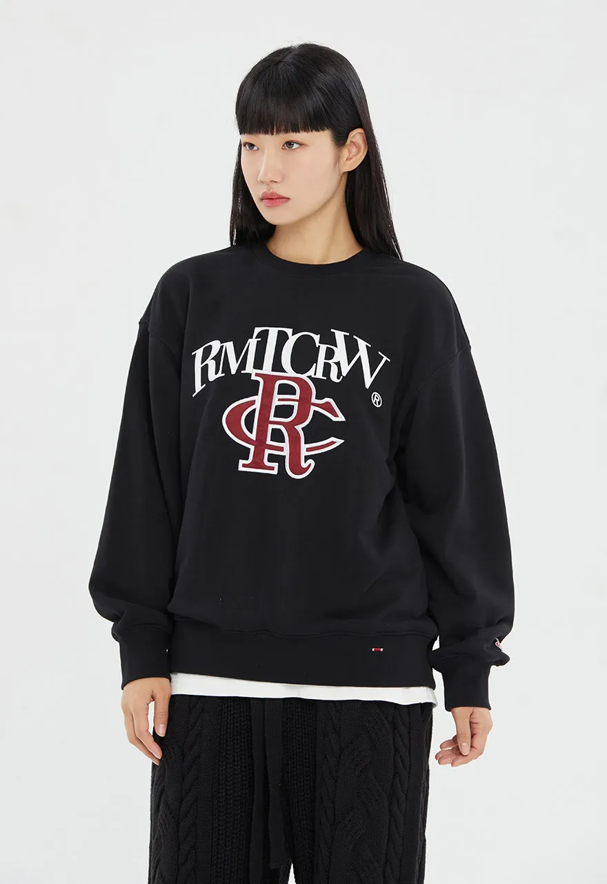 ROMANTIC CROWN  |●ROMANTIC CROWN● ATHLETIC LOGO CREWNECK (3color) unisex