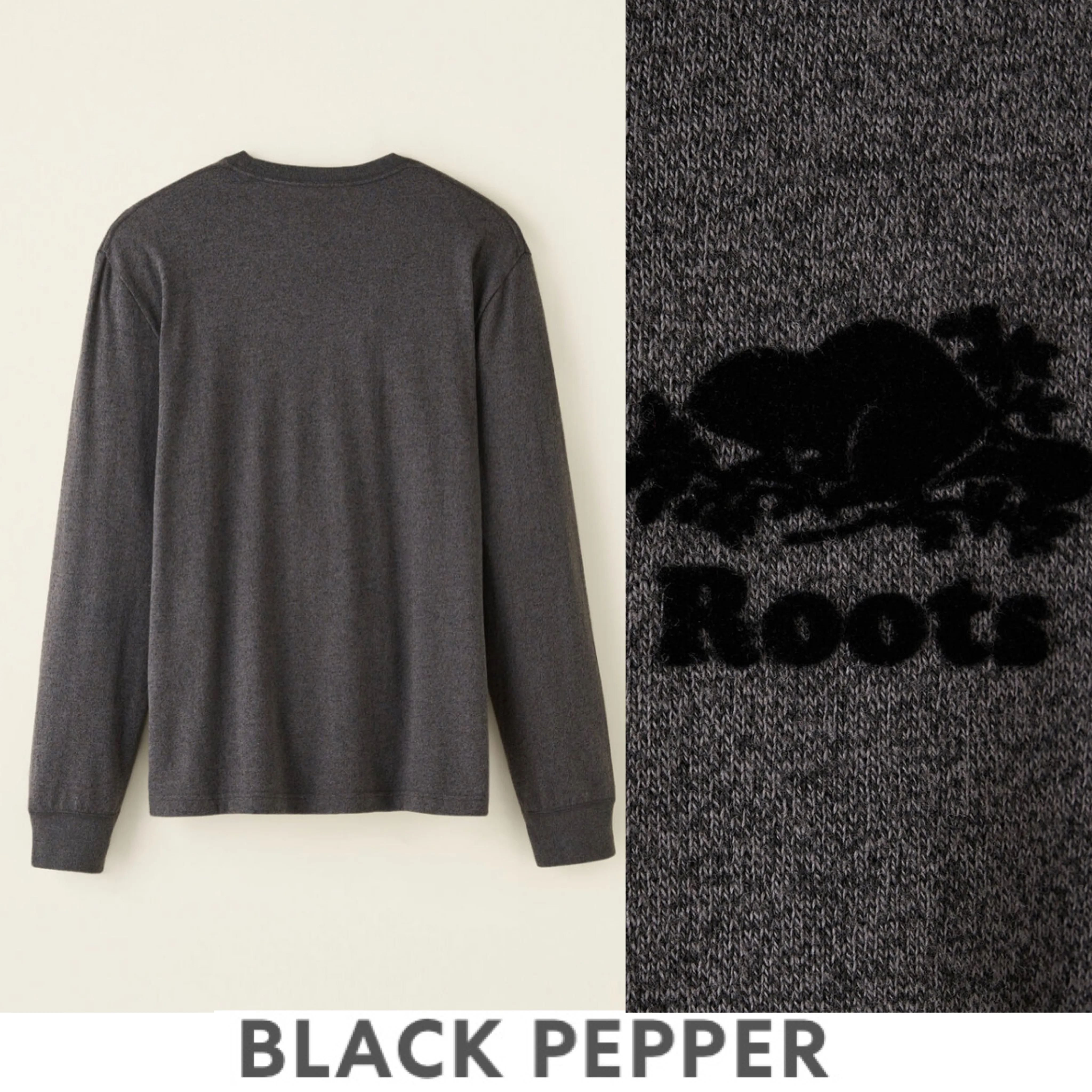 Roots  |Crew Neck Pullovers Blended Fabrics Street Style