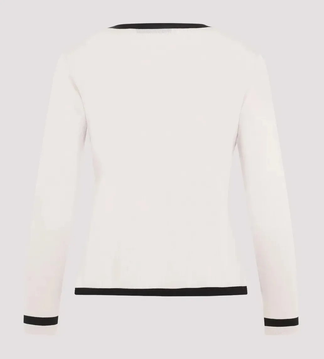 S Max Mara  |Wool Long Sleeves Plain Cardigans