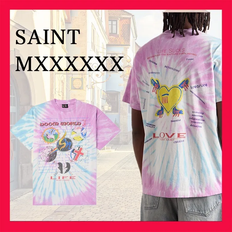 Saint Mxxxxxx  |Crew Neck Pullovers Unisex Street Style U-Neck Collaboration