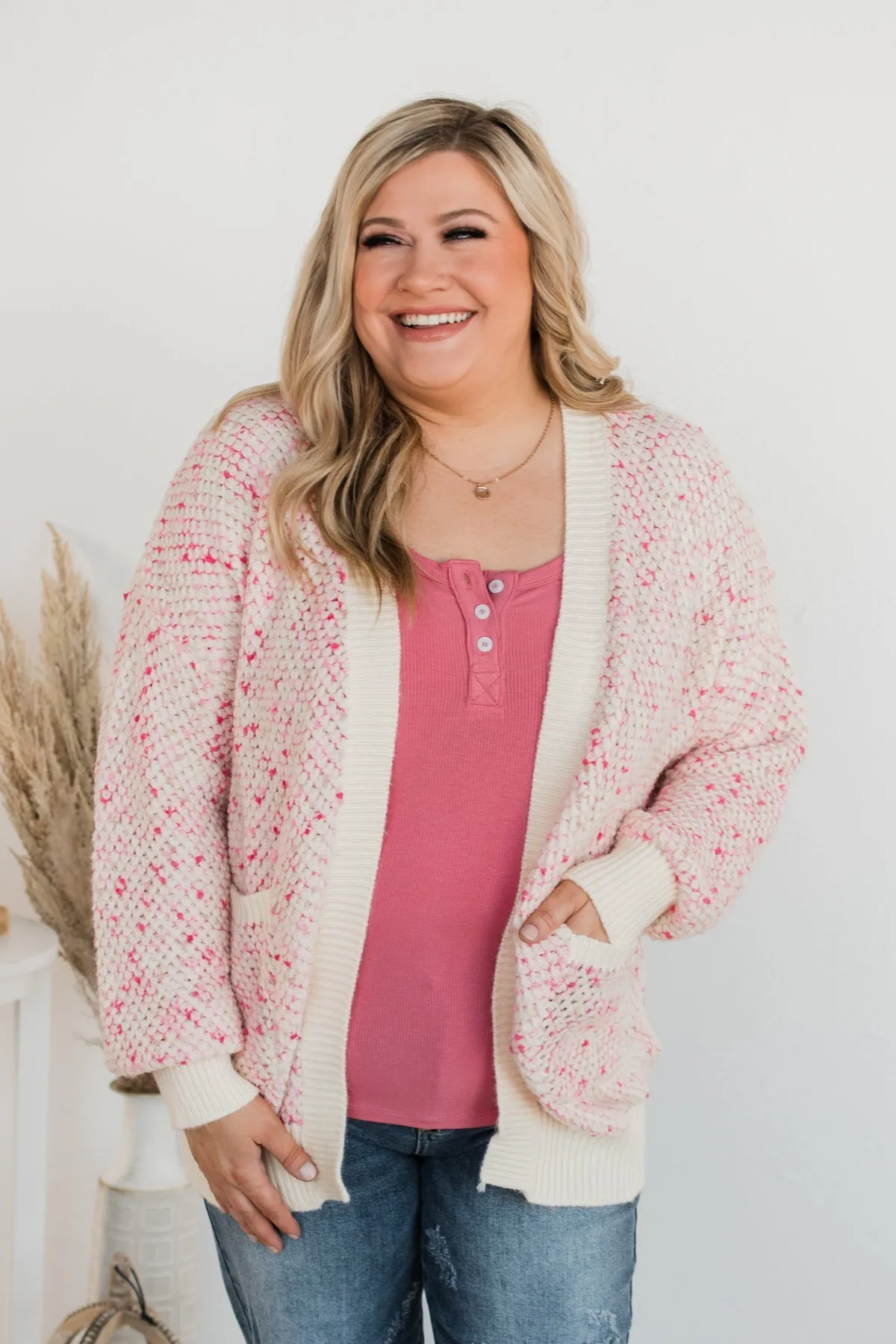 Set My Heart Free Knit Cardigan- Cream