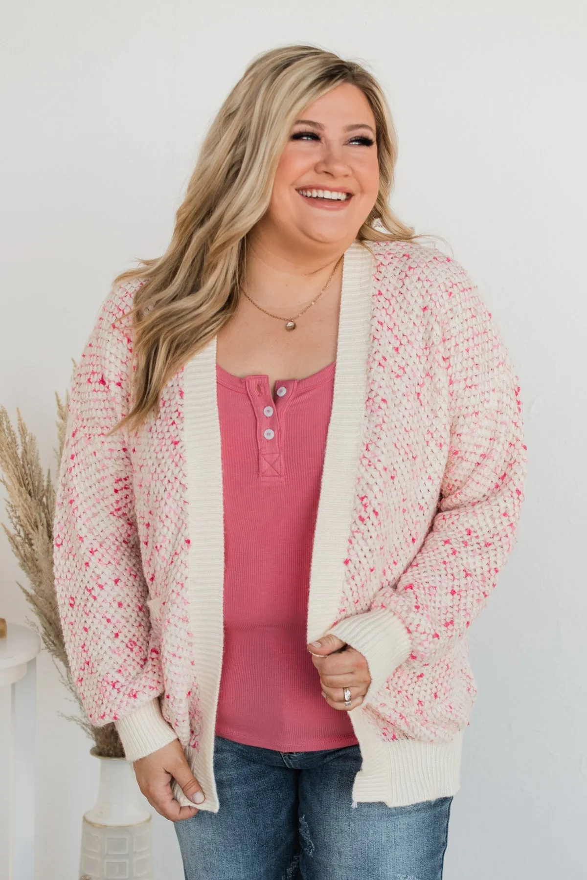 Set My Heart Free Knit Cardigan- Cream