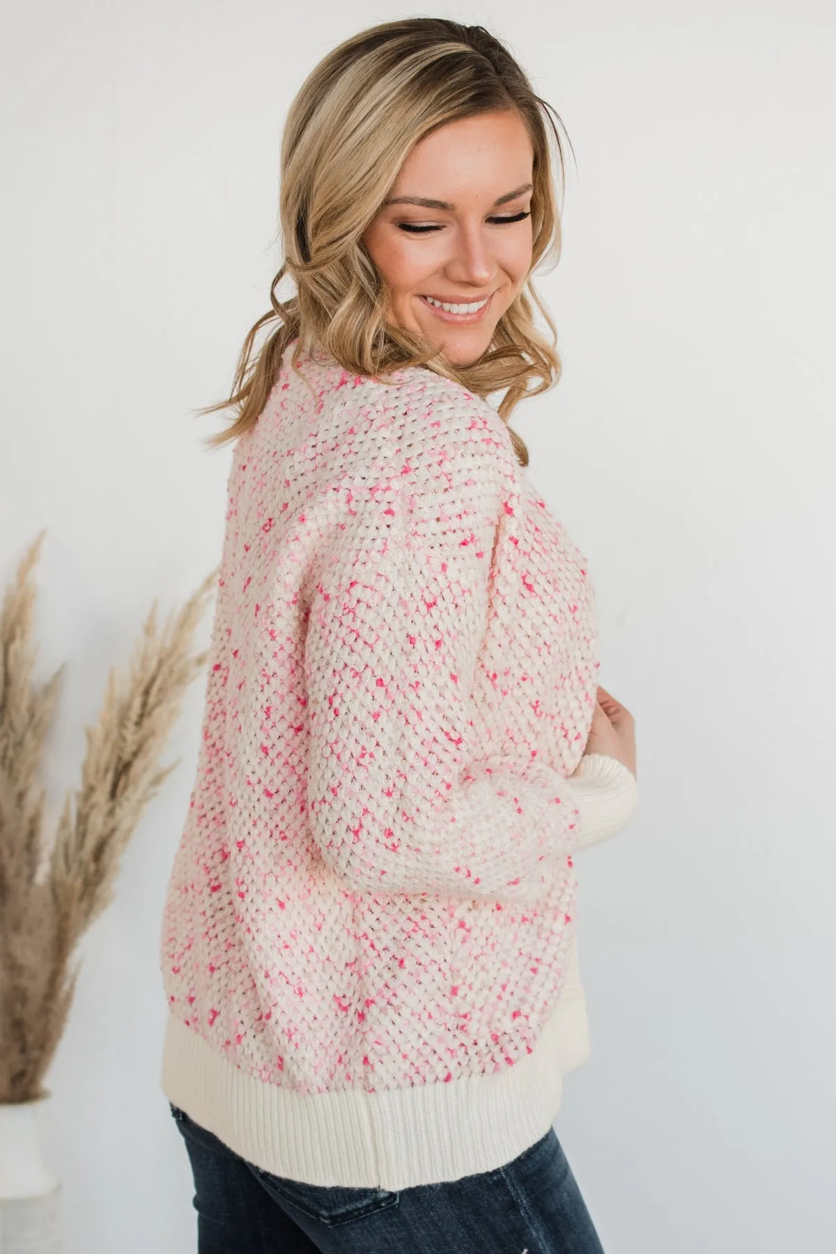 Set My Heart Free Knit Cardigan- Cream