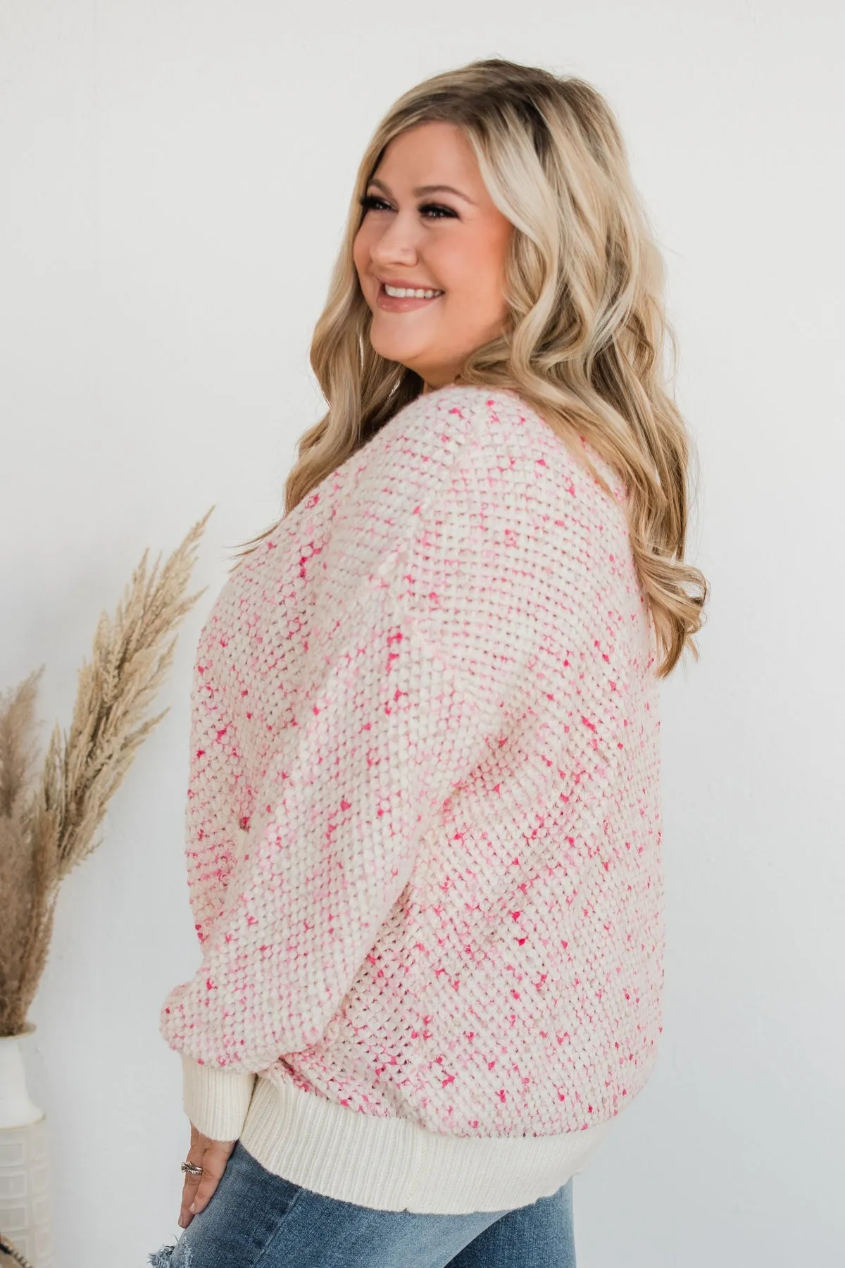 Set My Heart Free Knit Cardigan- Cream