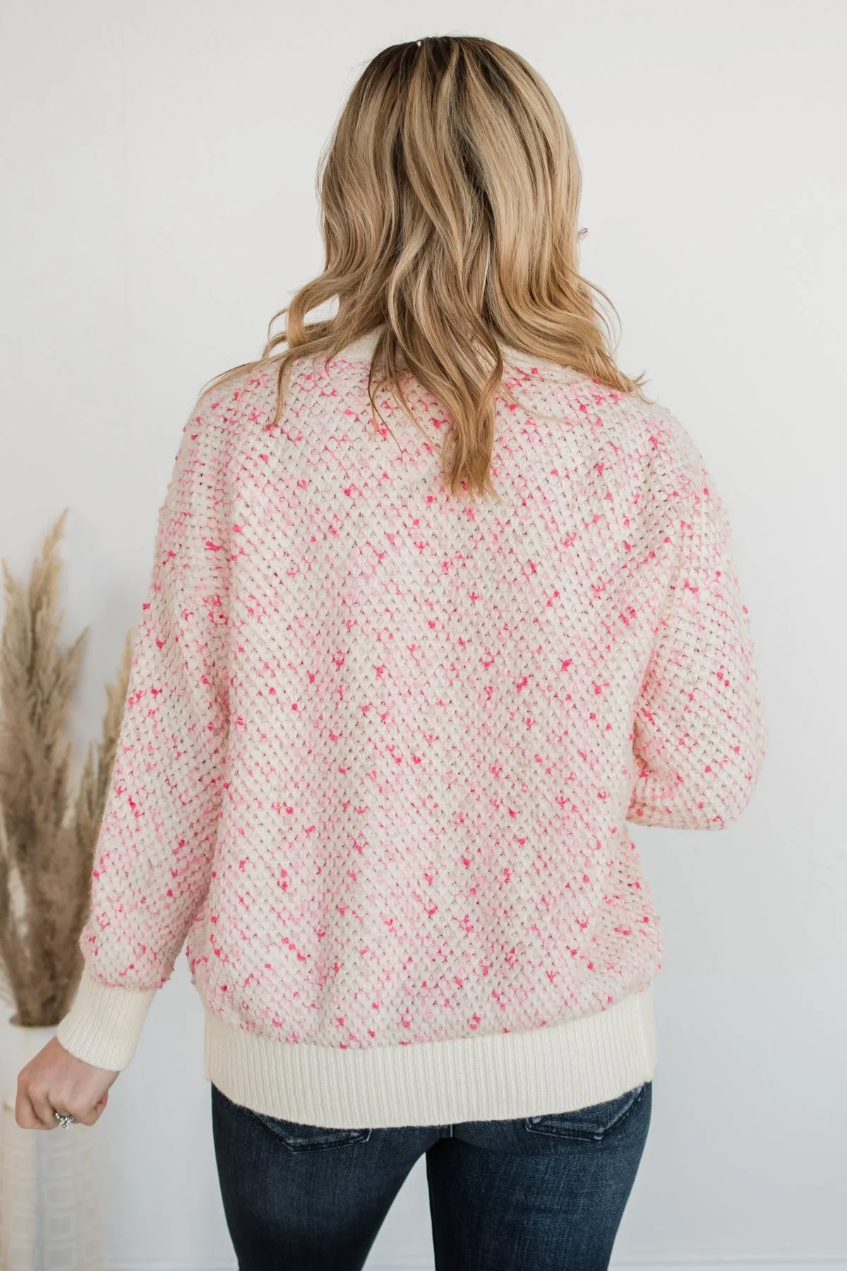 Set My Heart Free Knit Cardigan- Cream