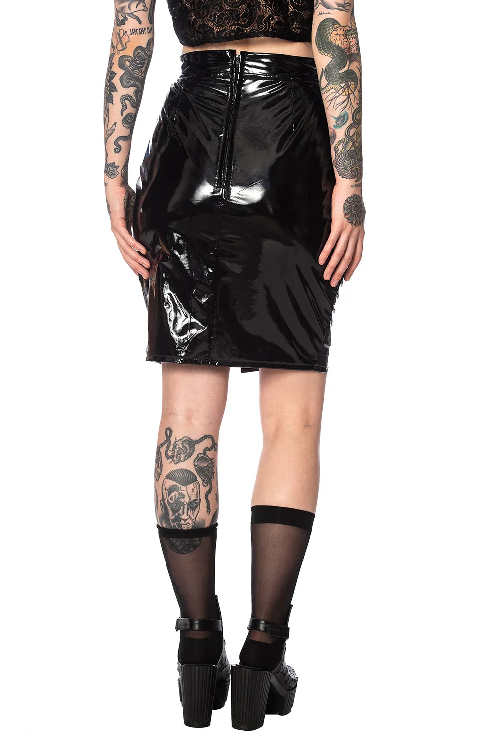 Shiny Skull Skirt