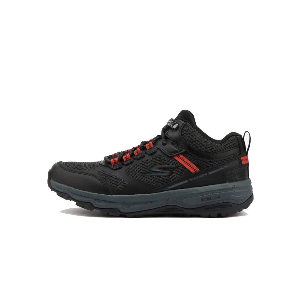 SKECHERS Men's Go Run Trail Altitude-Element Running Shoe (Black/Charcoal)