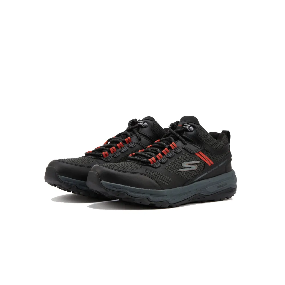 SKECHERS Men's Go Run Trail Altitude-Element Running Shoe (Black/Charcoal)