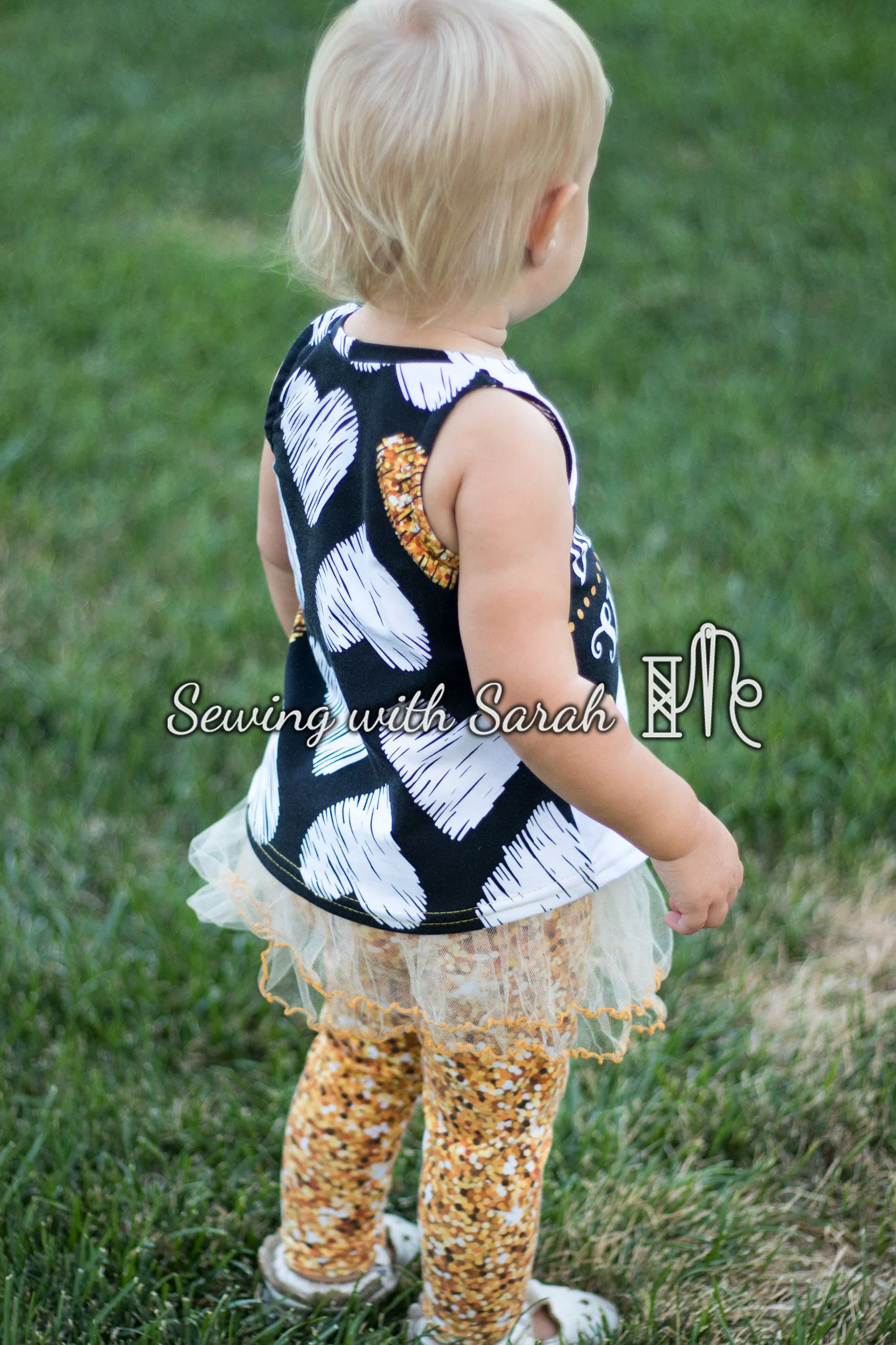 Sundown Tank PDF Pattern Girls NB-14yrs