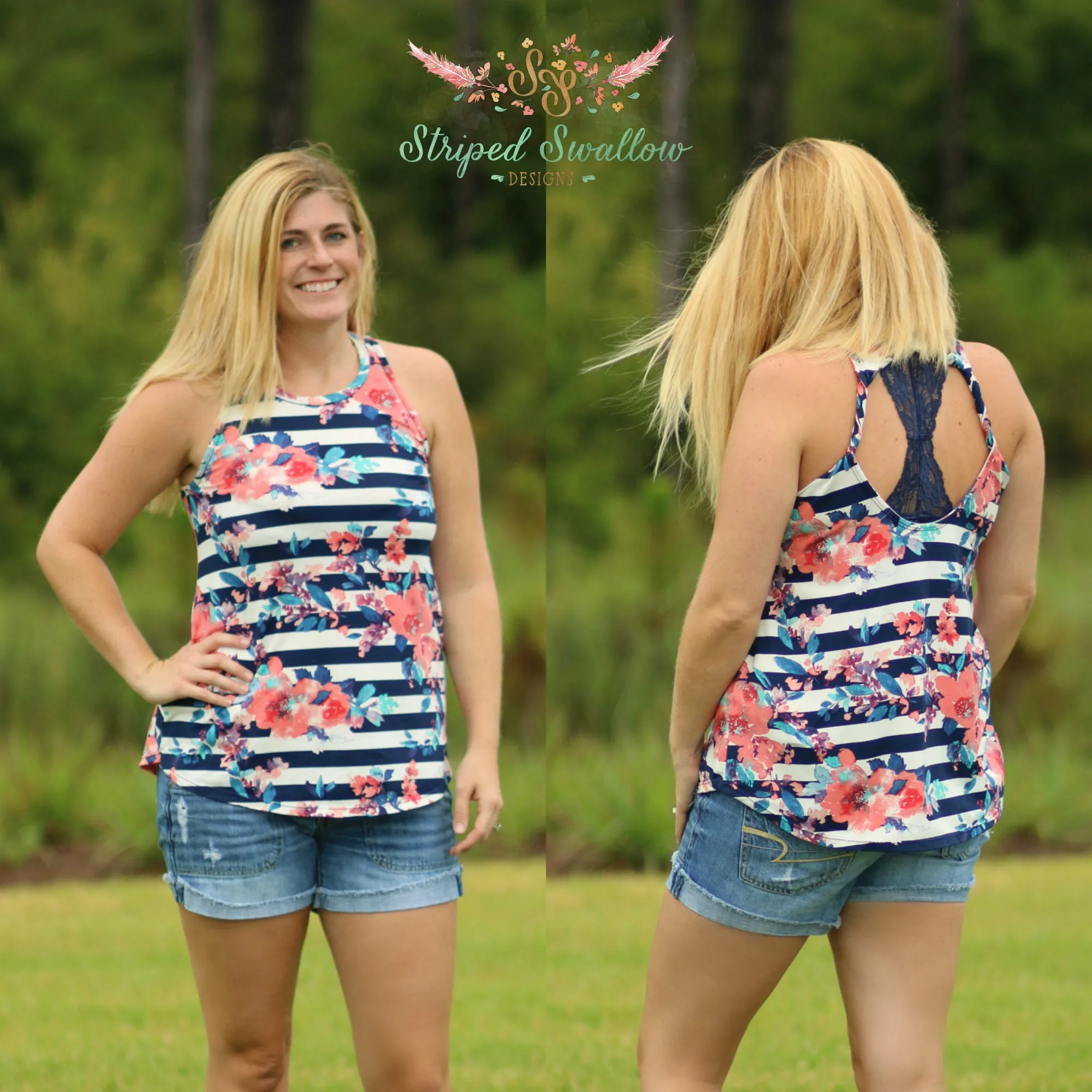 Sundown Tank PDF Pattern Women XS-XXXL