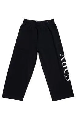 Superdry Manor House Edit Wide Leg Jogger In Black