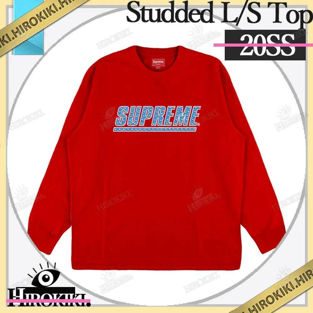 Supreme  |Crew Neck Unisex Street Style U-Neck Long Sleeves