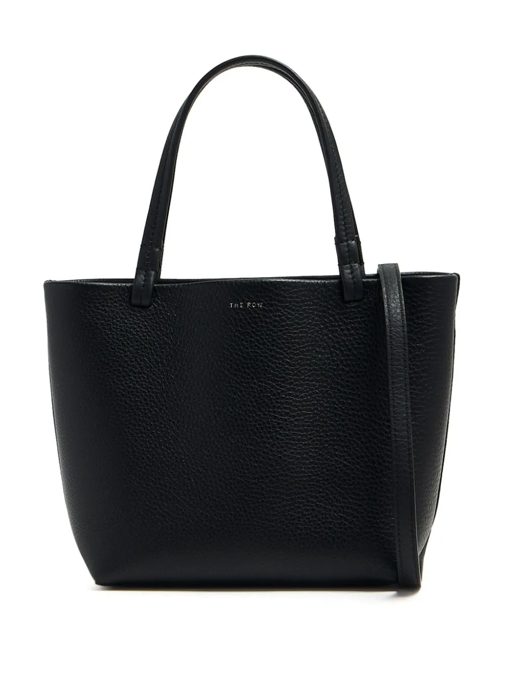 The Row small Park grained-leather tote bag - Black