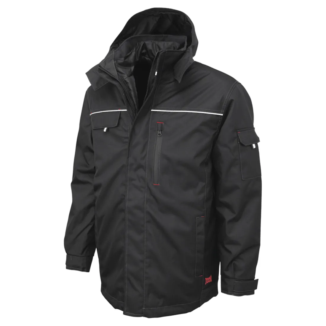 Tough Duck WJ14 Poly Oxford 3-in-1 Parka - Black