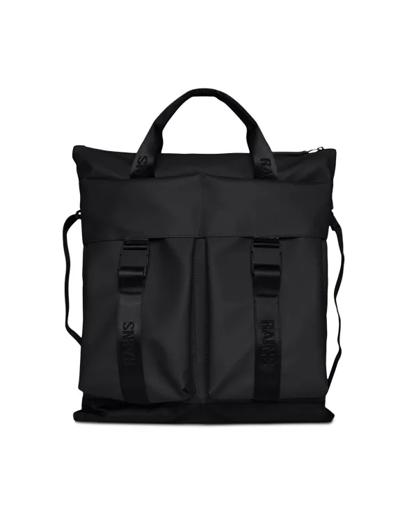 Trail Tote Bag Black | Rains | Watch Wear