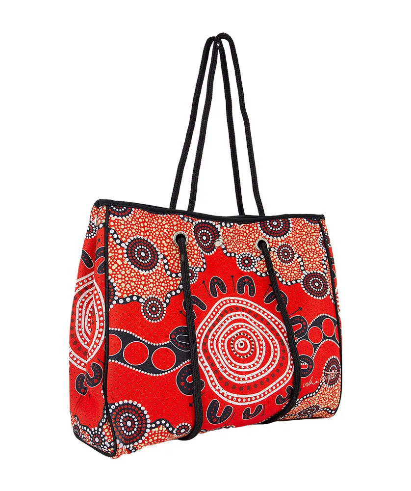 Urban Tote Bag Large - The Gathering By Nina Wright