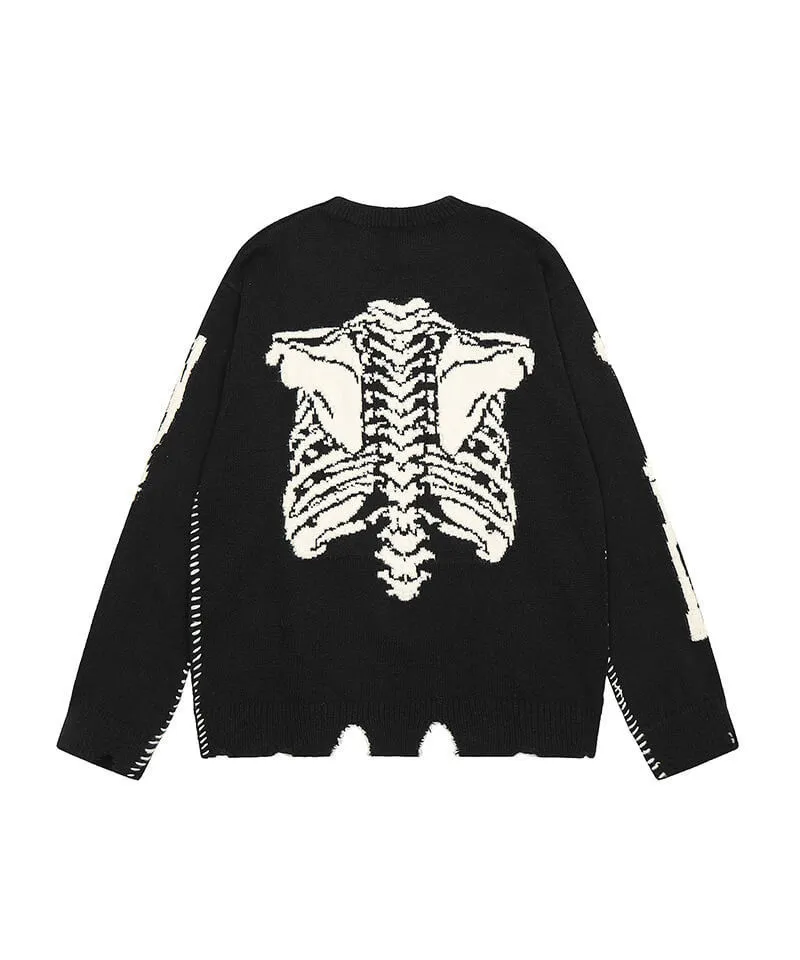 URKOOL  |Pullovers Skull Unisex Street Style U-Neck Bi-color