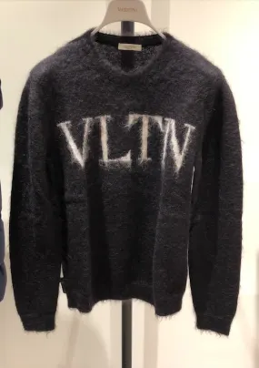 VALENTINO  |Crew Neck Pullovers Wool Nylon Blended Fabrics Street Style