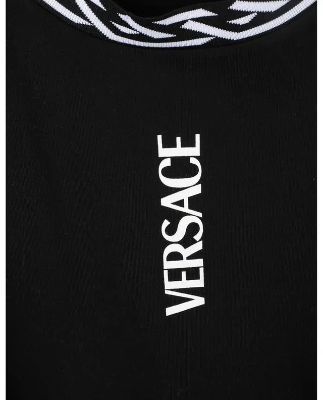 VERSACE  |Long Sleeves Plain Cotton Logo Luxury Shirts