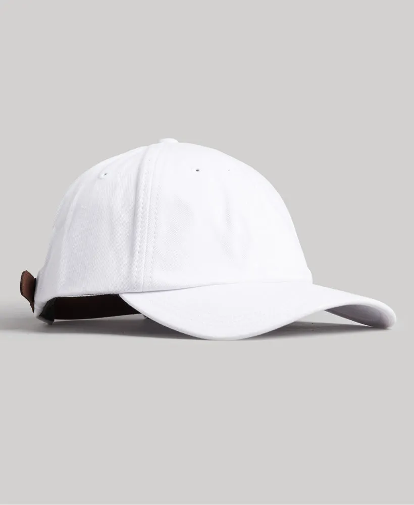 Vintage Embroidery Cap | White