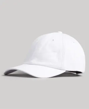 Vintage Embroidery Cap | White