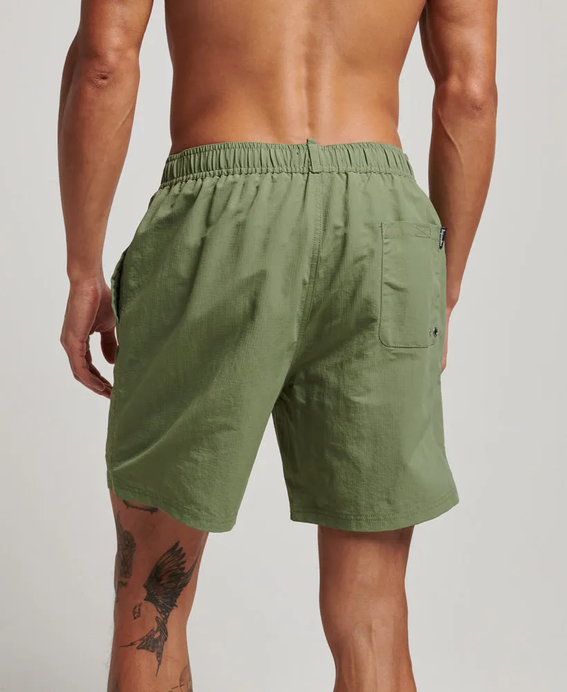 Vintage Ripstop Swim Shorts | Olive Khaki