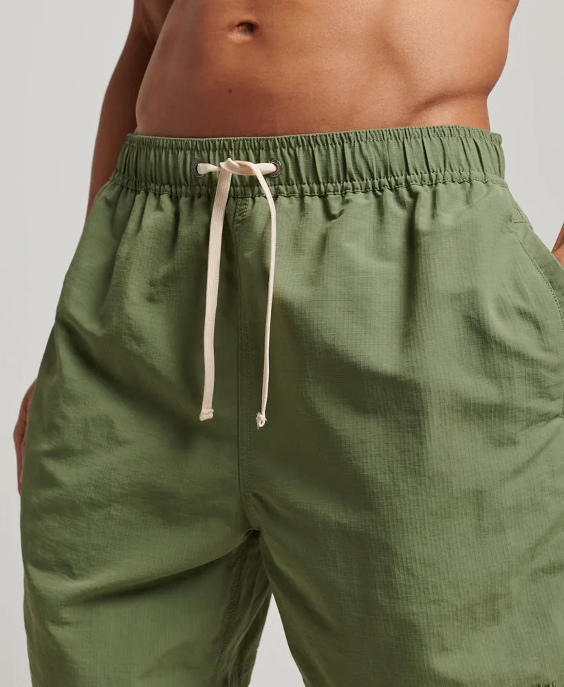 Vintage Ripstop Swim Shorts | Olive Khaki