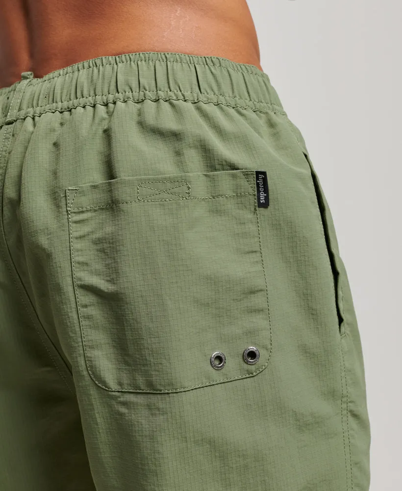 Vintage Ripstop Swim Shorts | Olive Khaki