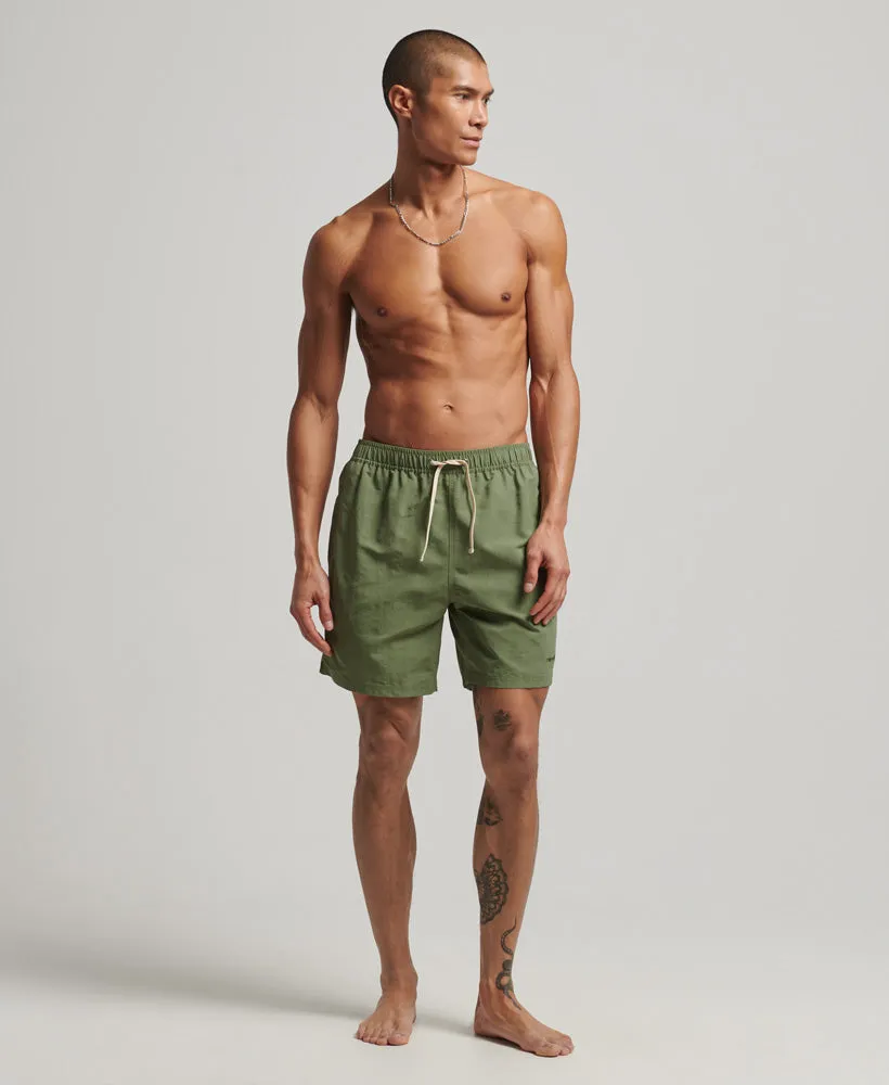 Vintage Ripstop Swim Shorts | Olive Khaki