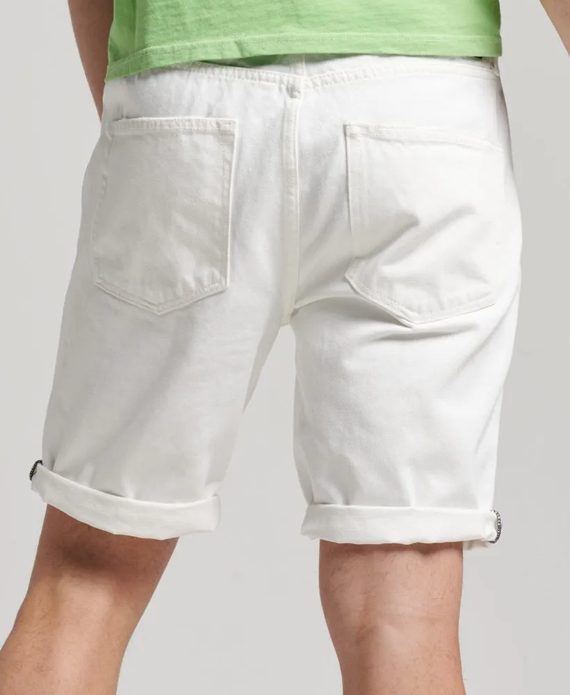 Vintage Straight Shorts | Rockwood Vintage White