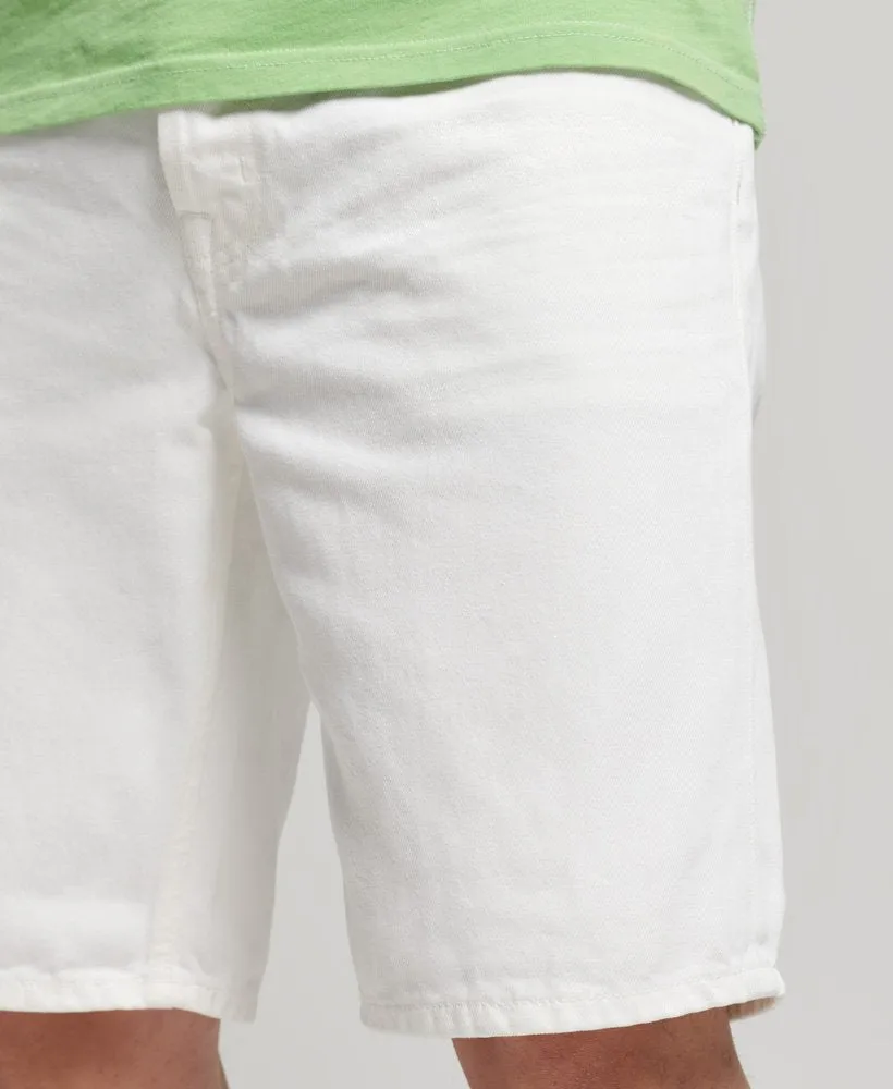 Vintage Straight Shorts | Rockwood Vintage White