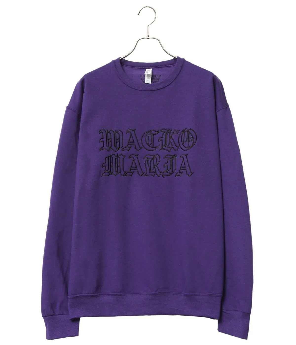 WACKO MARIA  |Crew Neck Pullovers Street Style Long Sleeves Plain Cotton