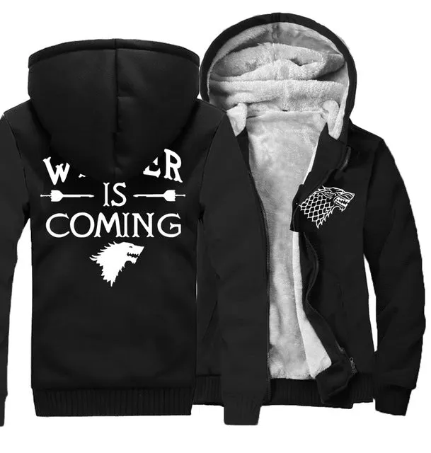 Winter Is Coming Fleece Hoodie