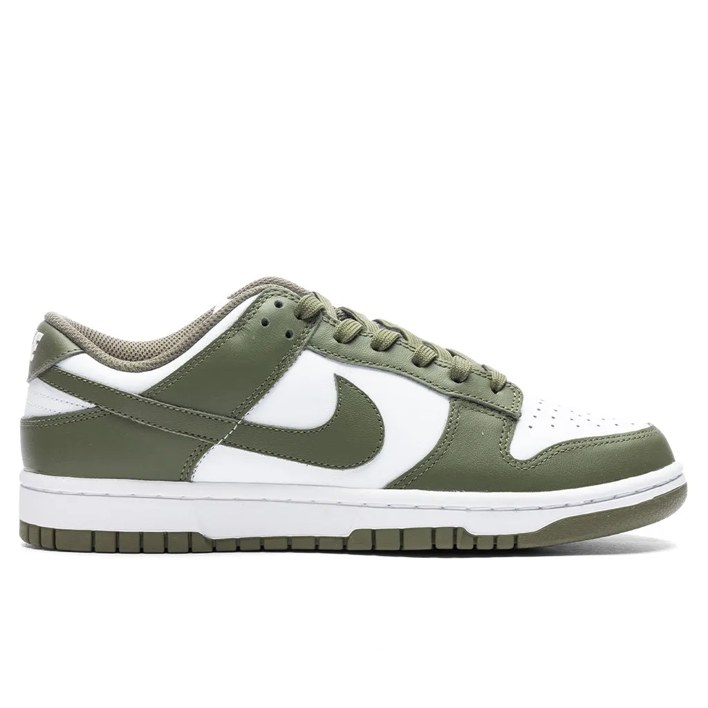 Women's Dunk Low - White/Medium Olive