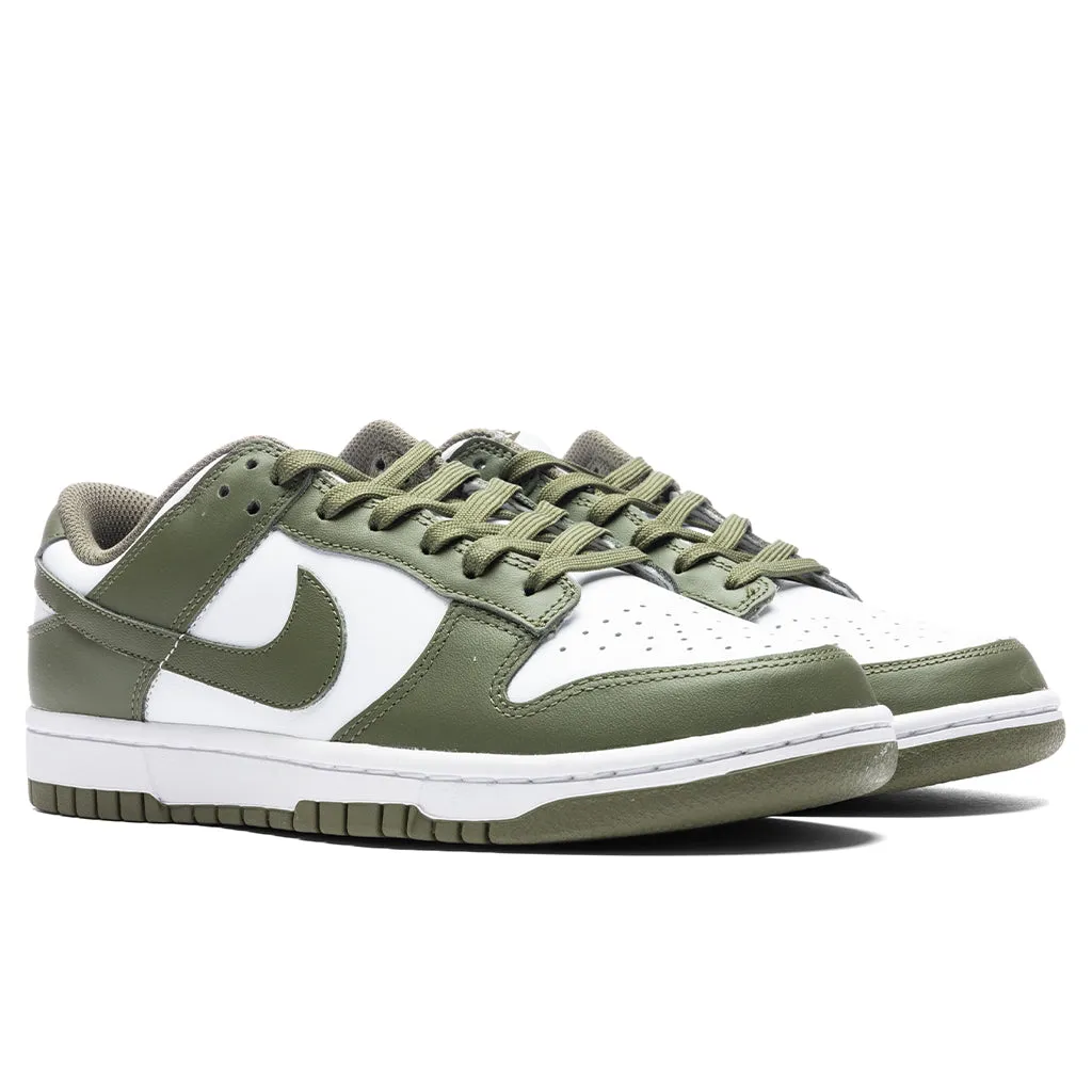 Women's Dunk Low - White/Medium Olive