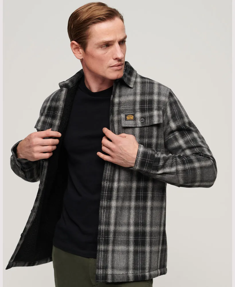 Wool Miller Overshirt | Roderick Check Black