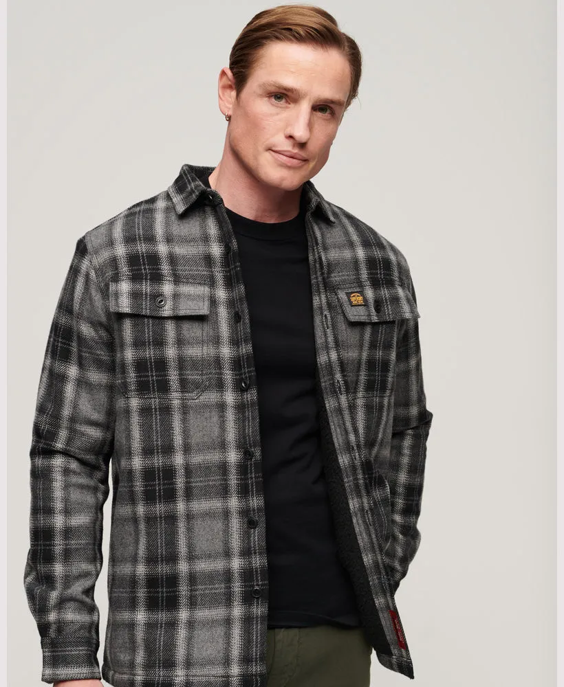 Wool Miller Overshirt | Roderick Check Black