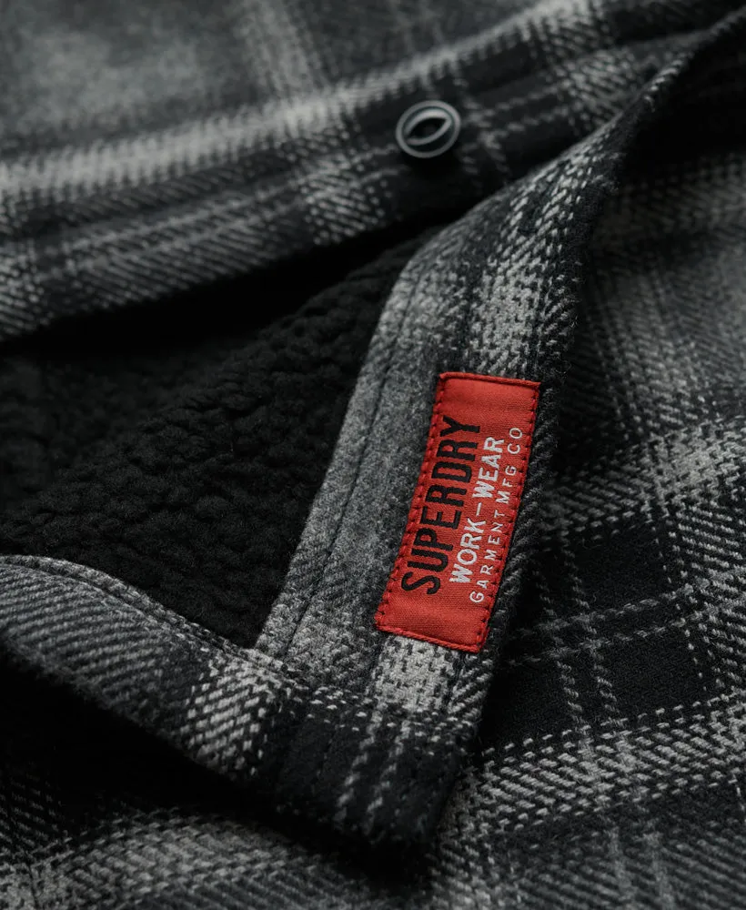 Wool Miller Overshirt | Roderick Check Black