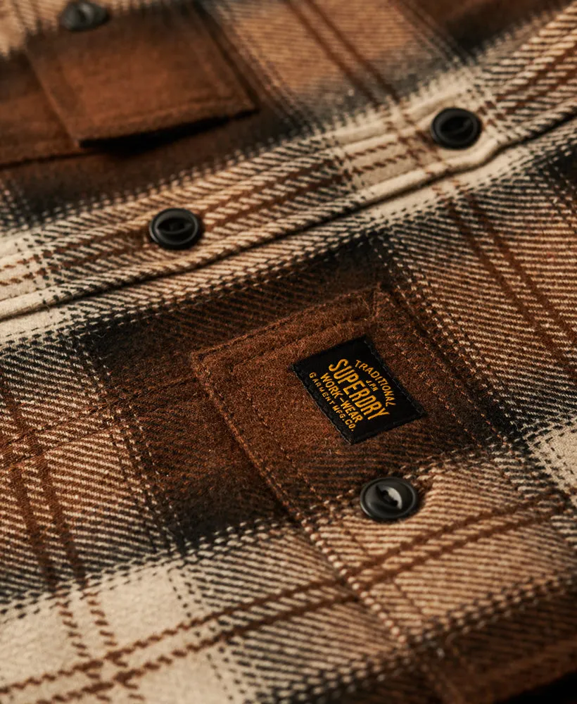 Wool Miller Overshirt | Roderick Check Brown