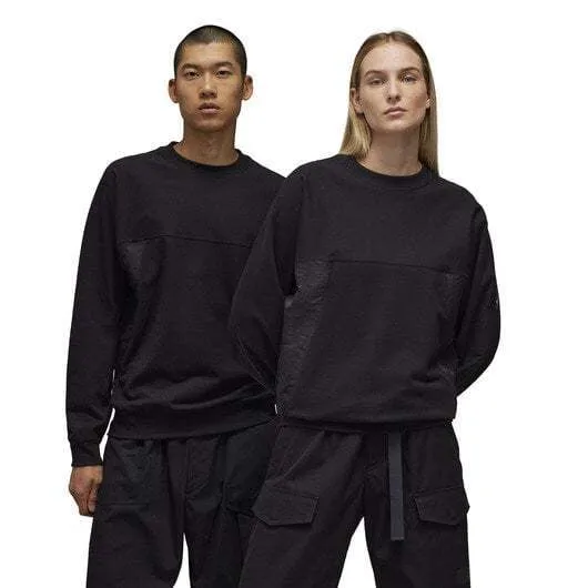 Y-3  |Crew Neck Pullovers Unisex Blended Fabrics Street Style