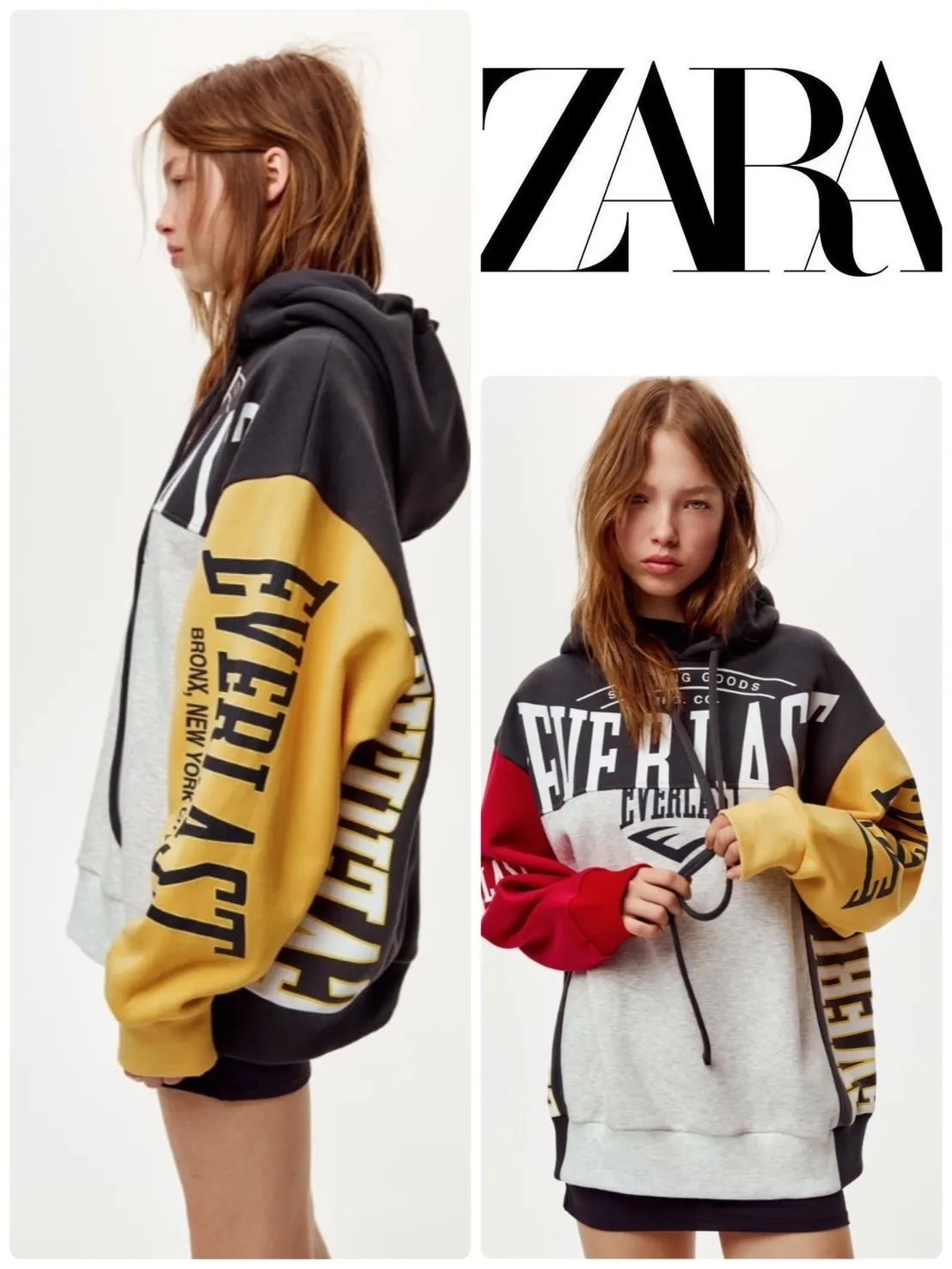 ZARA  |EVERLAST® X ZARA SWEATSHIRT